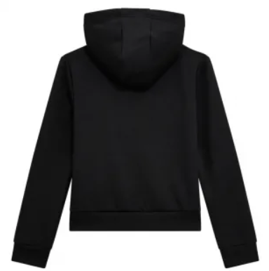 Guess Felpa Con Cappuccio Nera Bambini Ragazzi