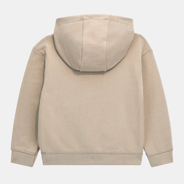 Guess Kids Sweat-shirt à Capuche Beige Rouge Enfants