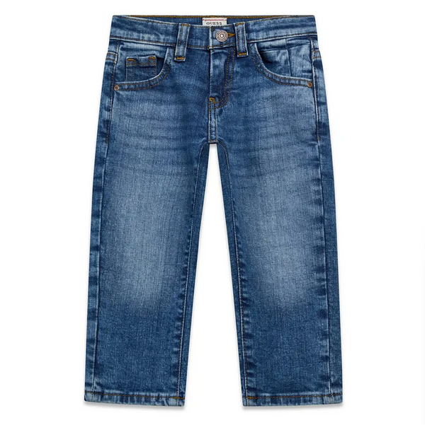 GUESS JEAN COUPE DROITE RÉGLABLE À LA TAILLE