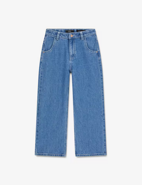 GUESS JEANS PALAZZO BRODERIE SUR LA POCHE ARRIÈRE TAILLE RÉGLABLE