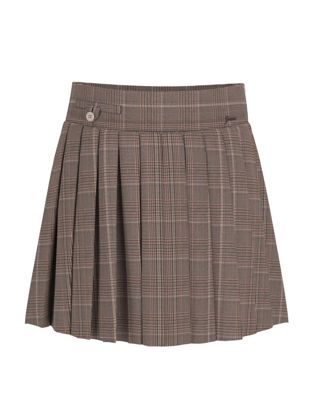 Guess Jupe Fantaisie Écossaise Marron Filles Enfants