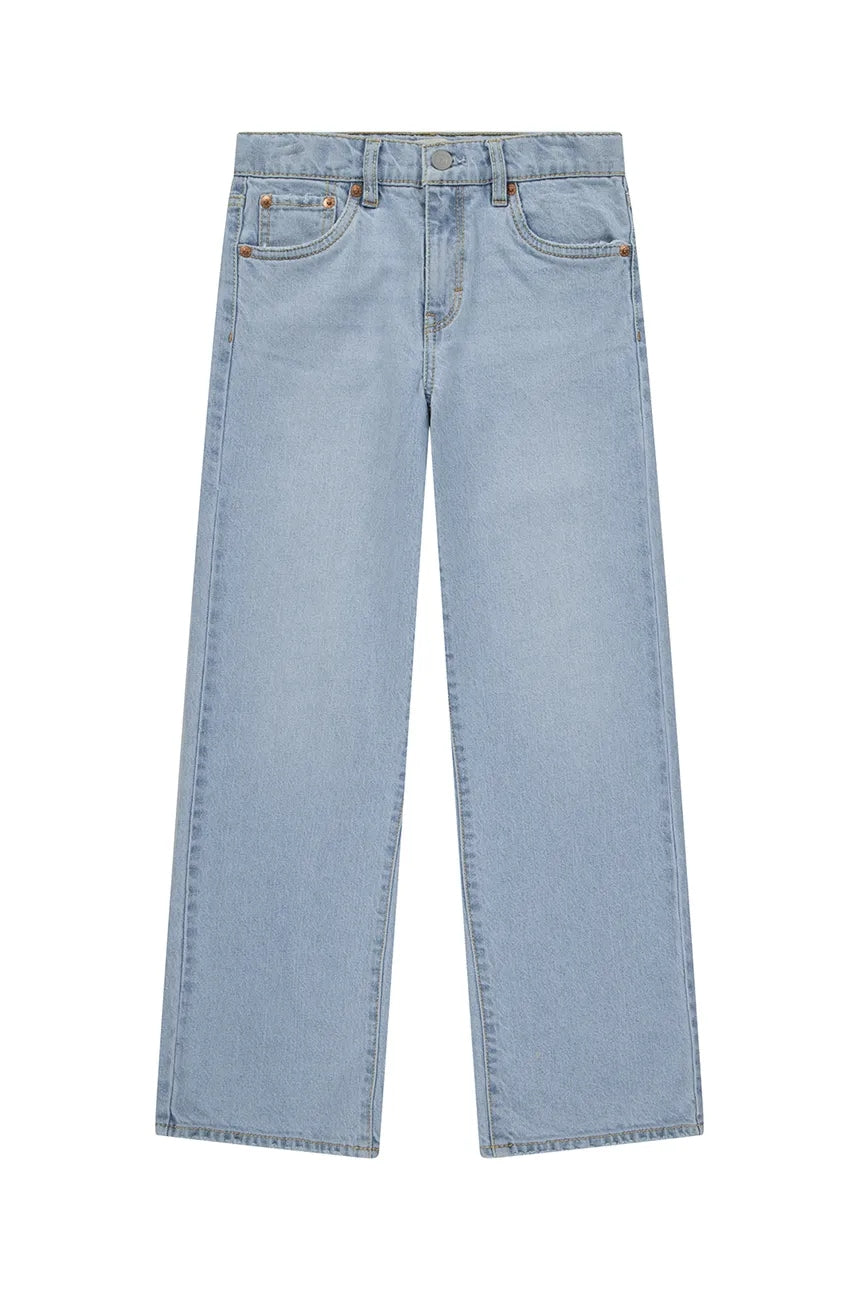 Levi's Wide Leg Jeans Light Blu Denim Bambine