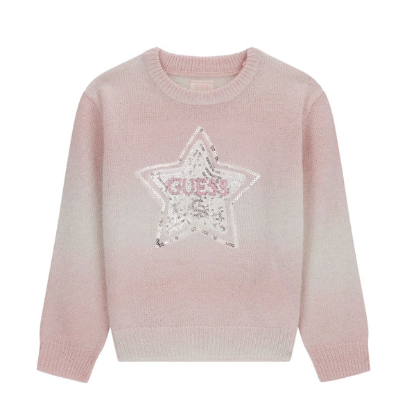 Guess Pull Ras-du-Cou Multicolore Bébé Fille