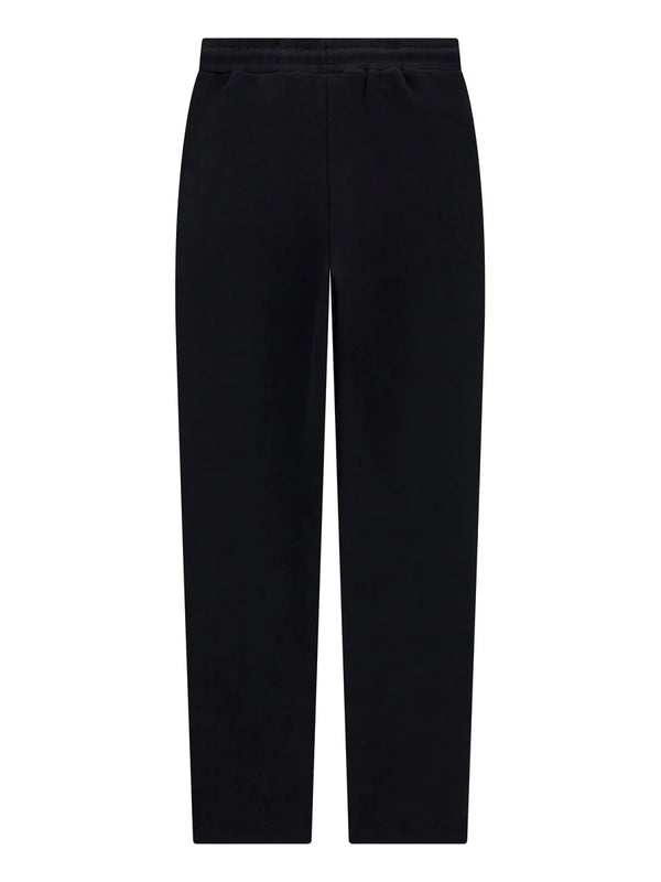 Guess Pantaloni Tuta Neri Con Strass Argento Bambine Ragazze