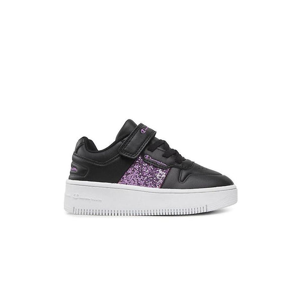 Champion Rebound Platform Spark Chaussures Noir Violet Enfant