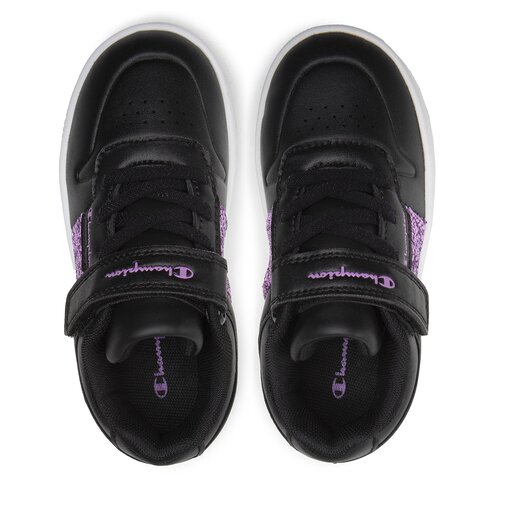 Champion Rebound Platform Spark Chaussures Noir Violet Enfant