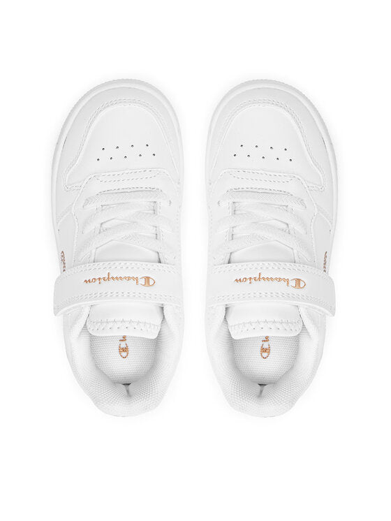 Champion G Rebound Platform Glitters G PS Chaussures Blanches Enfant