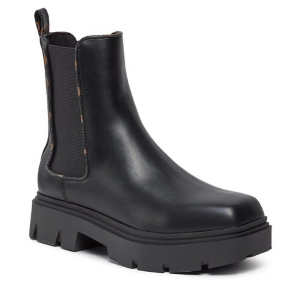 Guess Bottines Noires Dorées Filles