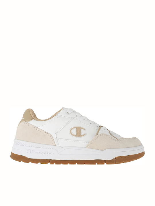 Champion Authentic Athletic Apparel Chaussures Blanches Beiges Femme