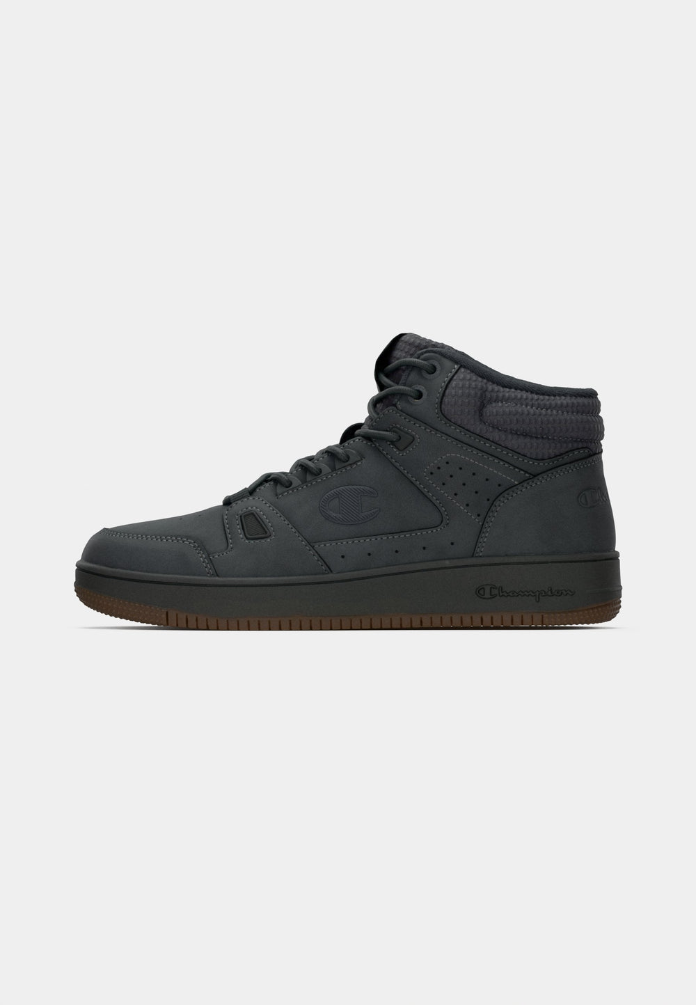 Champion Rd18 Mid Cord Bottine Grise Enfants Garçons