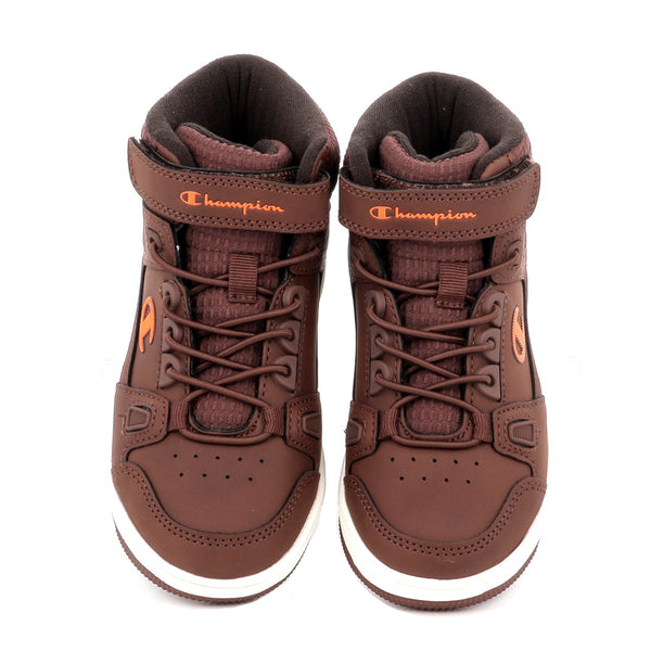 Champion Scarpe Alte Marroni Bambino