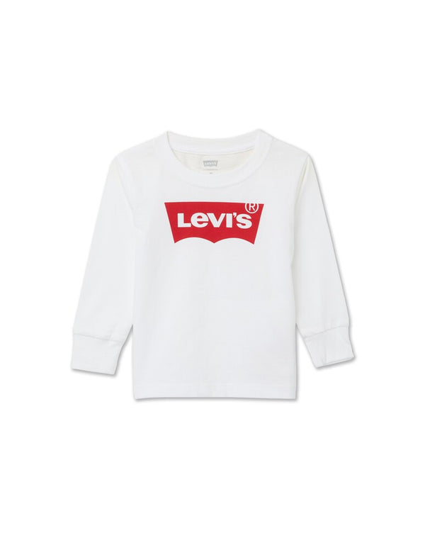 Levis Kids Batwing Tee T-shirt Manches Longues Blanc Enfant