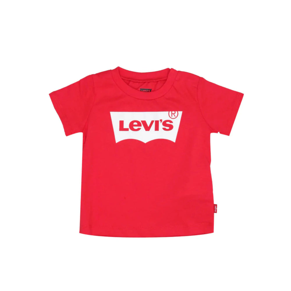 Levi's Logo Basic Infant T-shirt Rossa Bambina