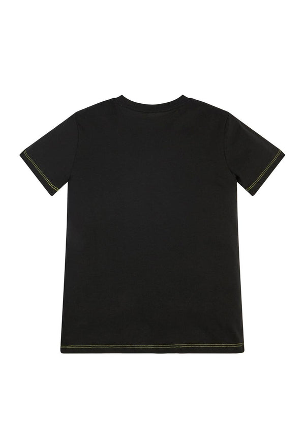 Guess 3D-logo T-shirt Nera Bambini