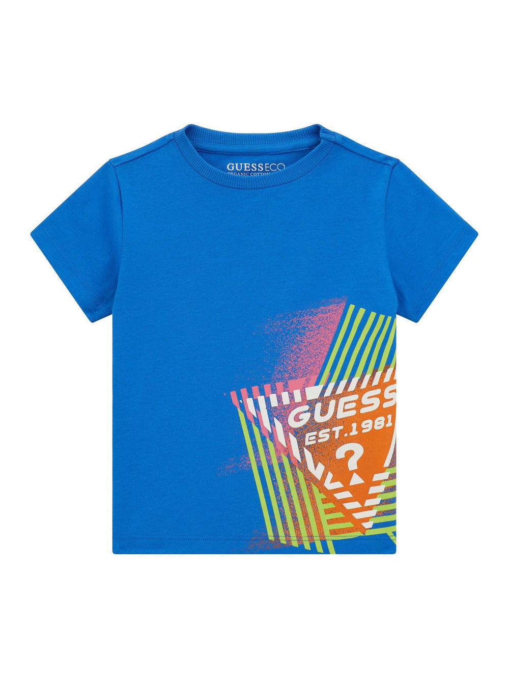 Guess SS T-Shirt Blu Bambino