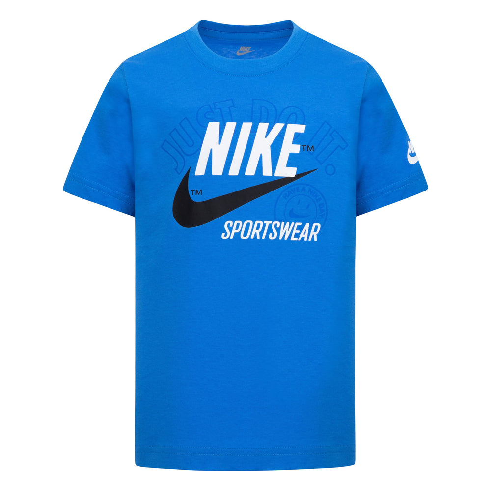 T-shirt Enfant Nike Sportswear Retro Bleu