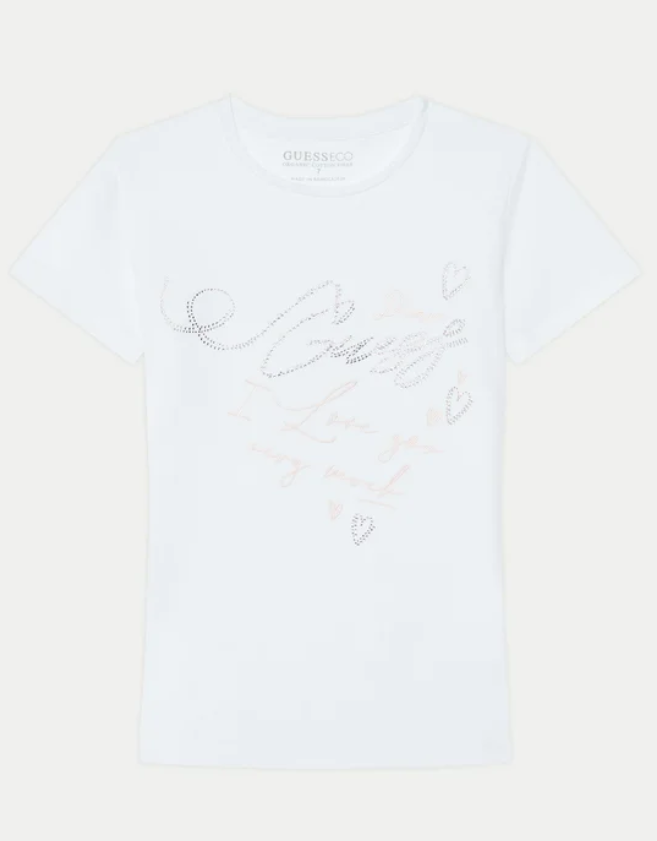 Guess Kids T-Shirt Bianca Bambina