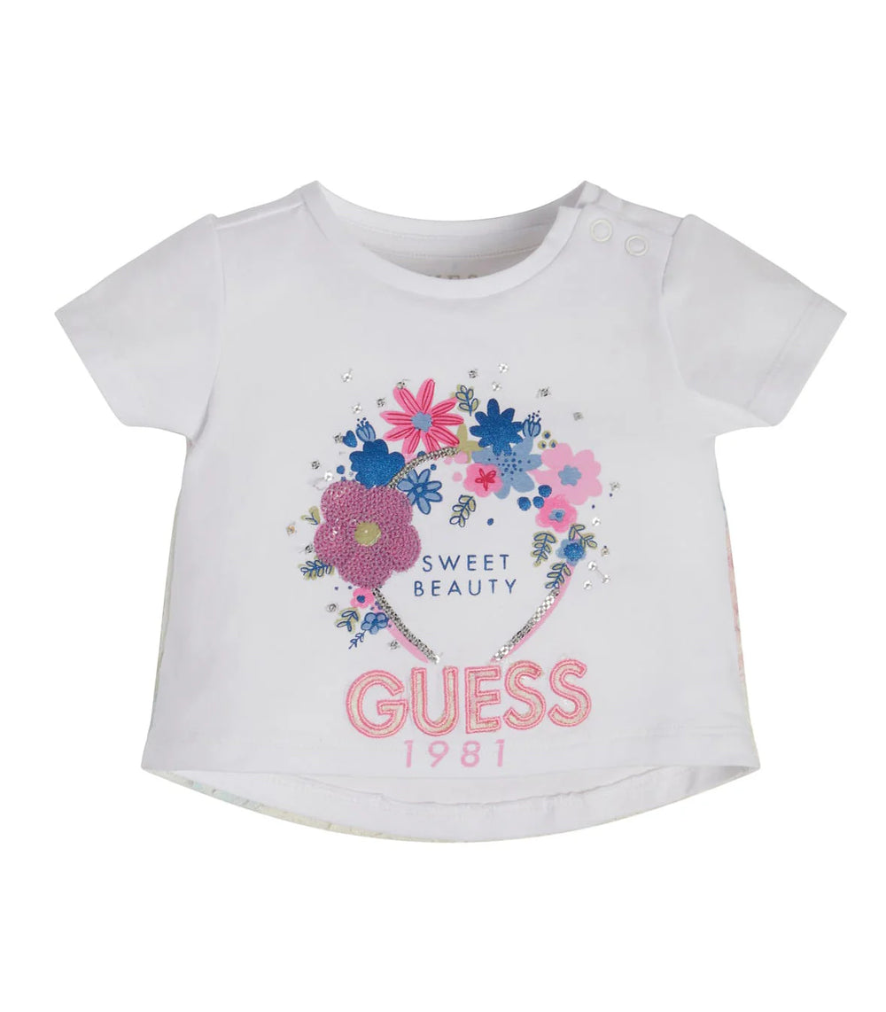 Guess Kids T-Shirt Bianca Bambina