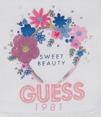 Guess Kids T-Shirt Bianca Bambina
