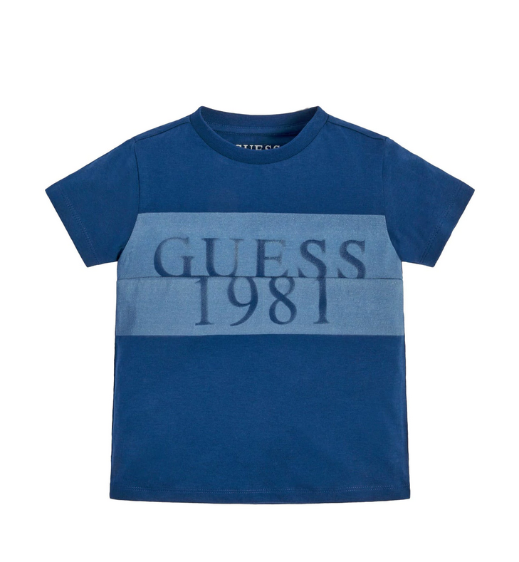 Guess Kids T-shirt bleu Enfant