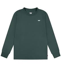 Levi's Bistro T-shirt manches longues verte Enfants Garçons