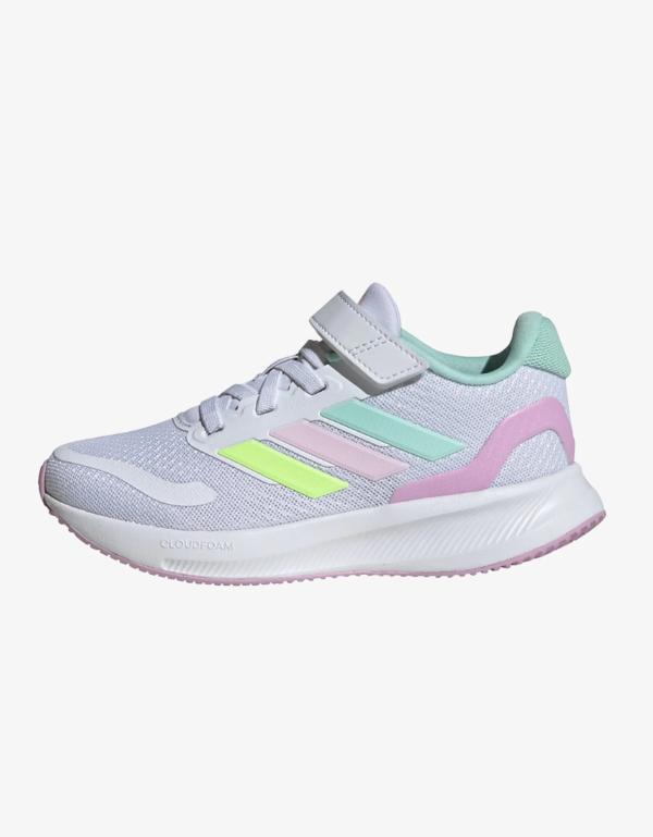 ADIDAS RUNFALCON 5 CHAUSSURE BLANC-ROSE ENFANT