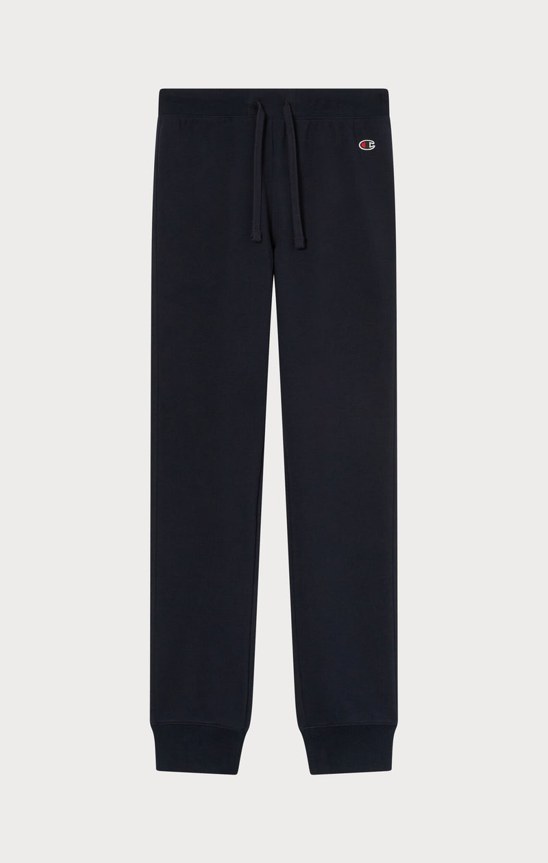 Champion Pantalon de Jogging Slim Léger à Cordon de Serrage Cheville Bleu Femme