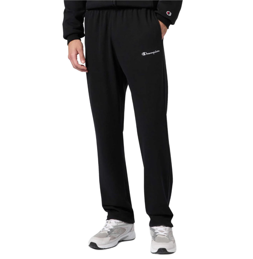 Champion pantalon de survêtement Straight Hem Pants French Terry noir Homme