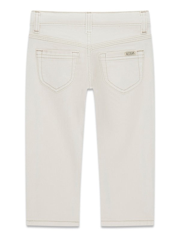 JEANS DROIT BEIGE FILLE GUESS