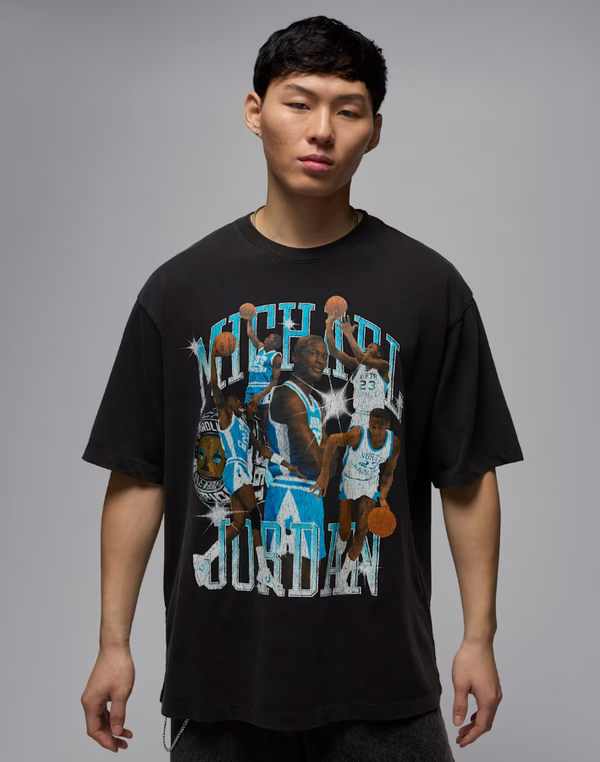 JORDAN T-SHIRT Flight Essentials black uomo