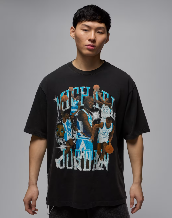 JORDAN T-SHIRT Flight Essentials black uomo