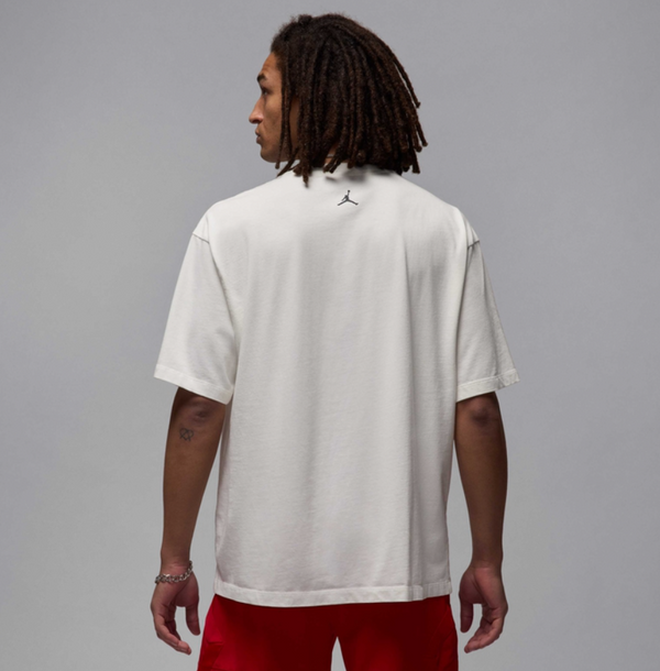 JORDAN T-SHIRT Flight Essentials white uomo