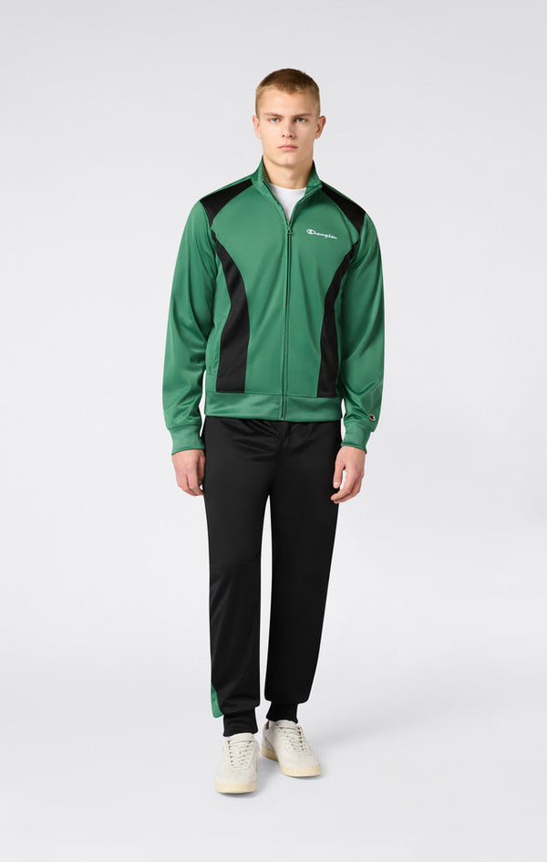 Champion Completo Tuta Verde Nera Uomo