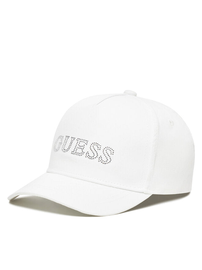 Guess Casquette à Visière Blanche Femme