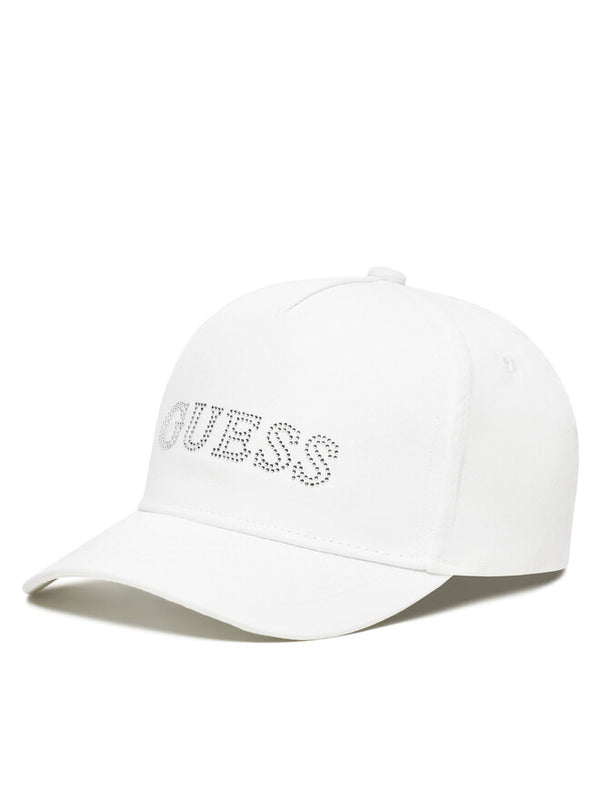 Guess Cappello Con Visiera Bianco Donna