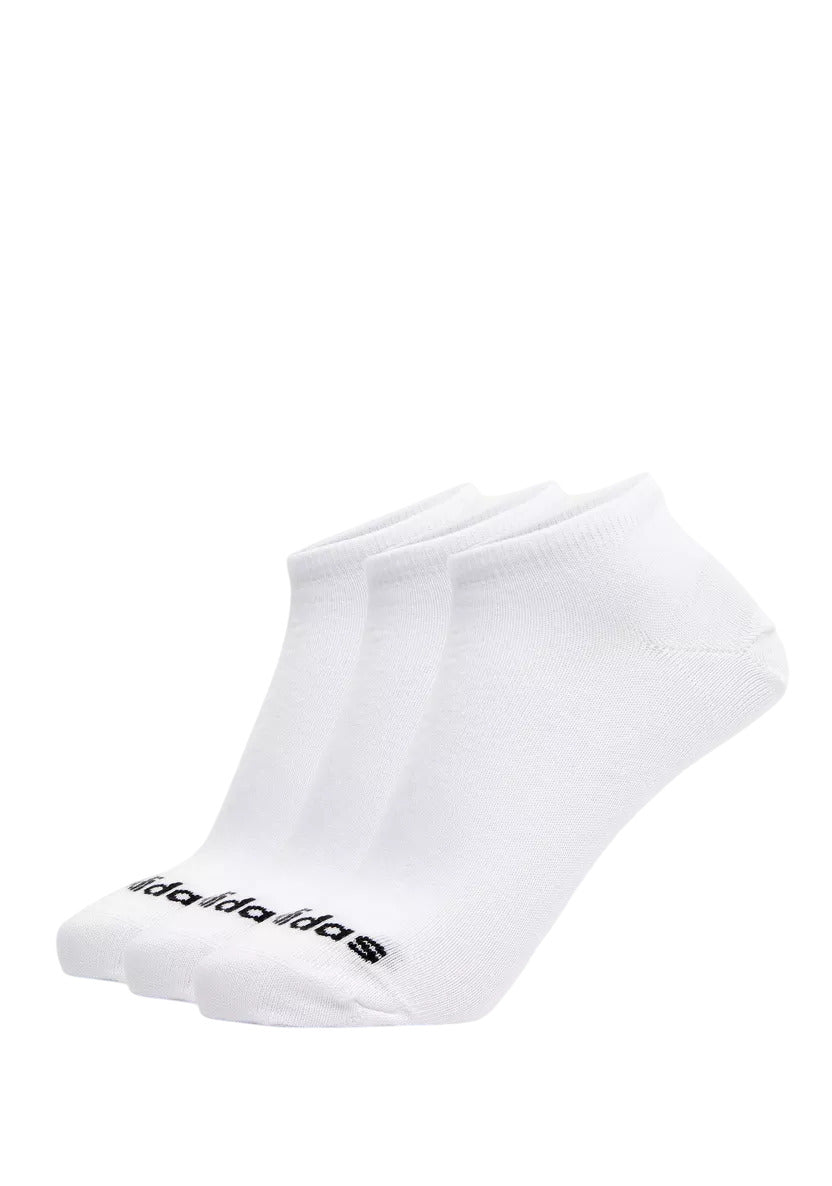 Chaussettes unisexes basses Adidas 3PP blanches