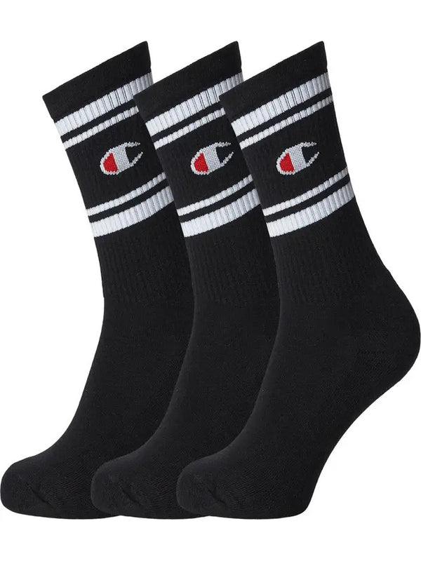 Champion Skarpety Crew 3-pack Calzini Bianchi Unisex