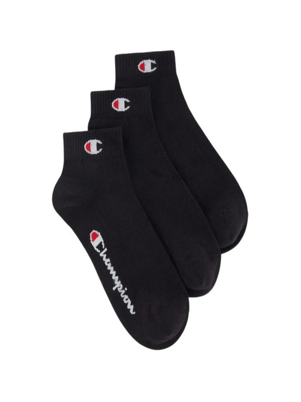 Champion Crew 3-pack Calzini Neri Unisex