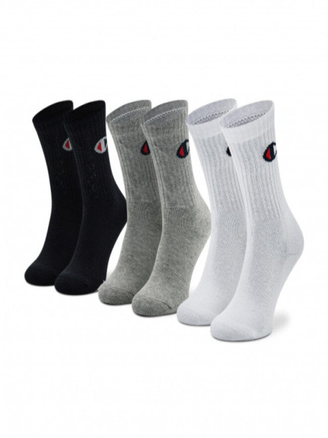 Champion 3PPK Crew Socks Chaussettes Multicolores Enfants