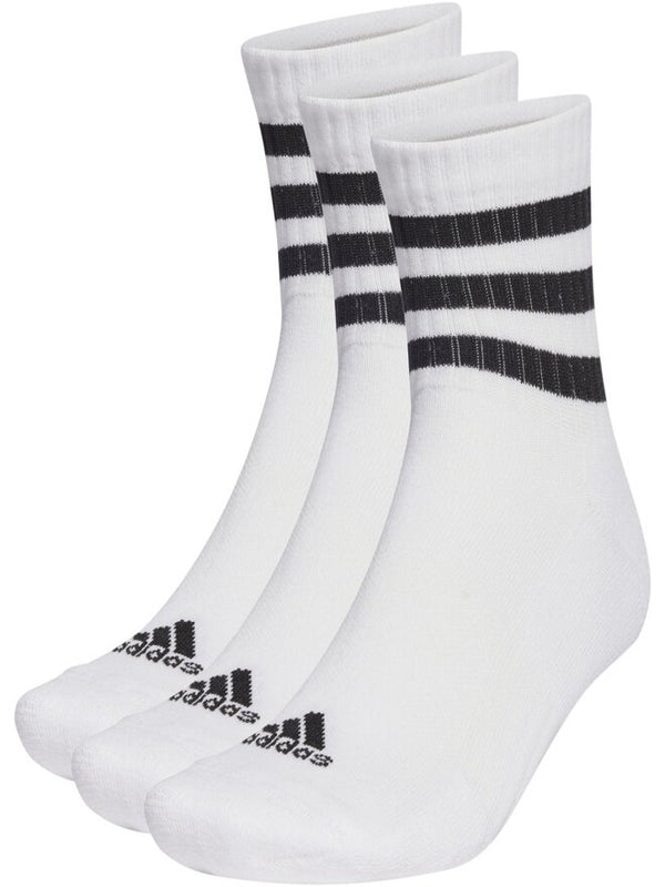 Adidas Sportswear 3-Stripes 3Pk Calzini Bianchi Neri Unisex