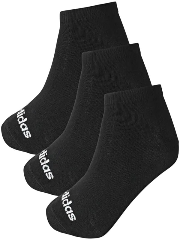 Adidas Low Cut 3Pk Calzini Neri Unisex