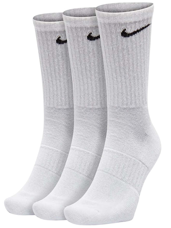 Nike Everyday Lot de 3 paires de chaussettes blanches unisexe