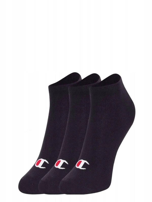 Champion Crew 3-pack Calzini Neri Unisex