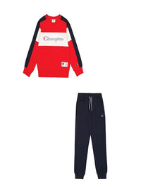 Champion Sweatsuit Crewneck Tuta Sportiva Multicolore Bambini — immagine 1