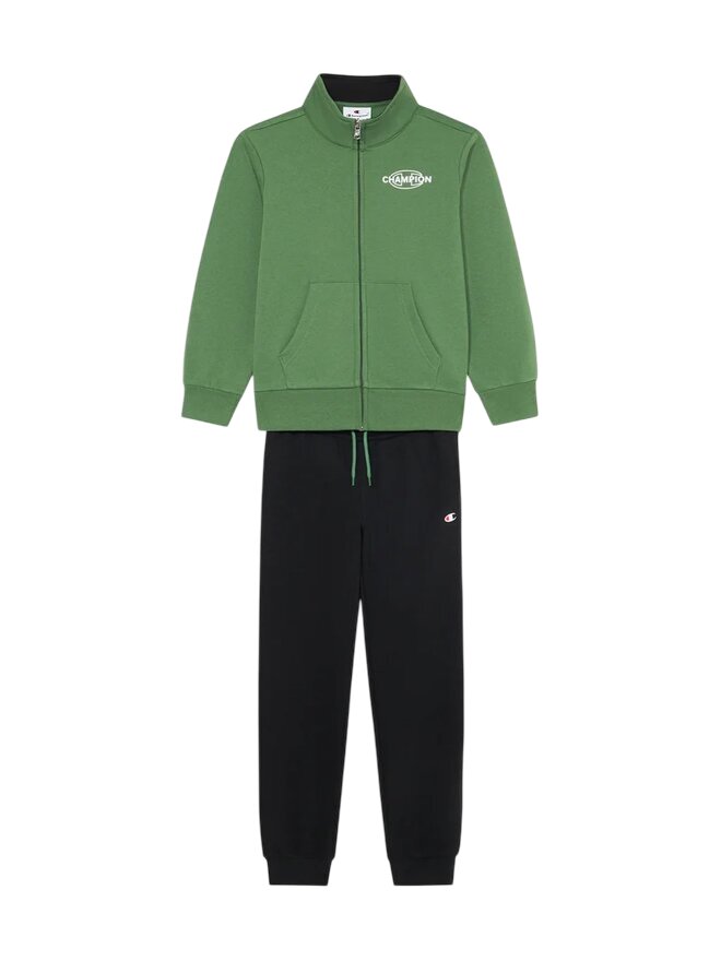 Champion Survêtement Complet Vert Noir Enfants Garçons