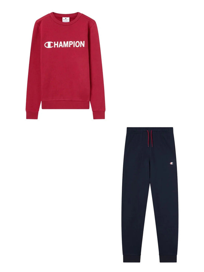 Champion Completo Tuta Rossa blu Bambini Ragazzi