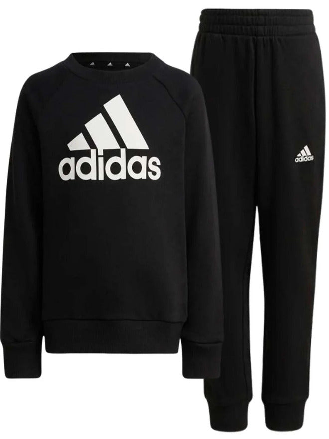 Adidas Ensemble de survêtement Essentials Logo French Terry Noir Enfant