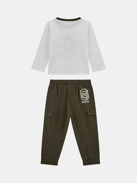 Guess Kid Ensemble Vert Blanc Enfants — immagine 2