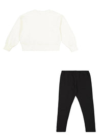 Champion Legacy Script Completo Tuta Bianca Bambine Ragazze — immagine 2