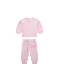 Guess Baby Girl 3D Love Completo Tuta Rosa Bambina — immagine 2